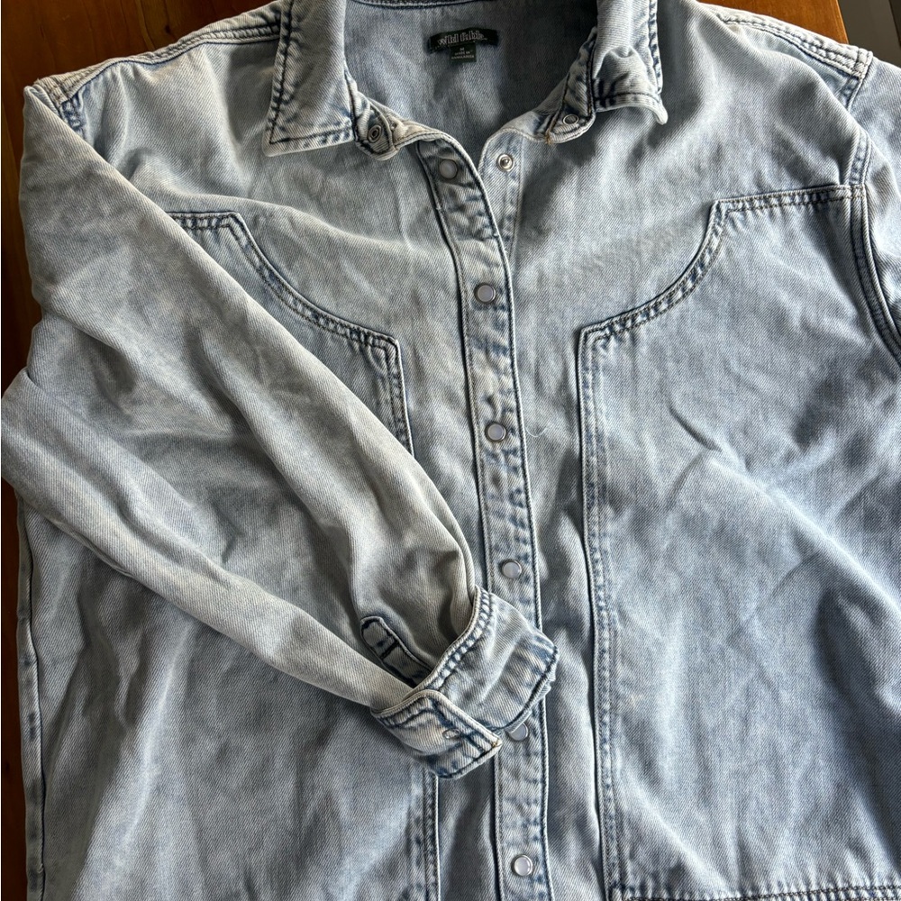Light Blue Denim Shirt